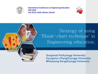Strategy of using  'Blank-chart technique' in Engineering education .