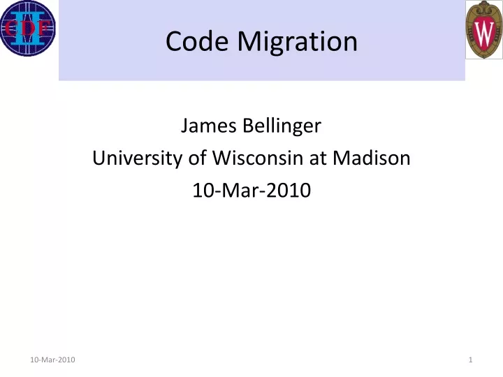 code migration