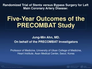 Randomized Trial of Stents versus Bypass Surgery for Left Main Coronary Artery Disease: