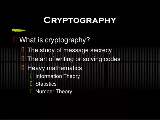 Cryptography