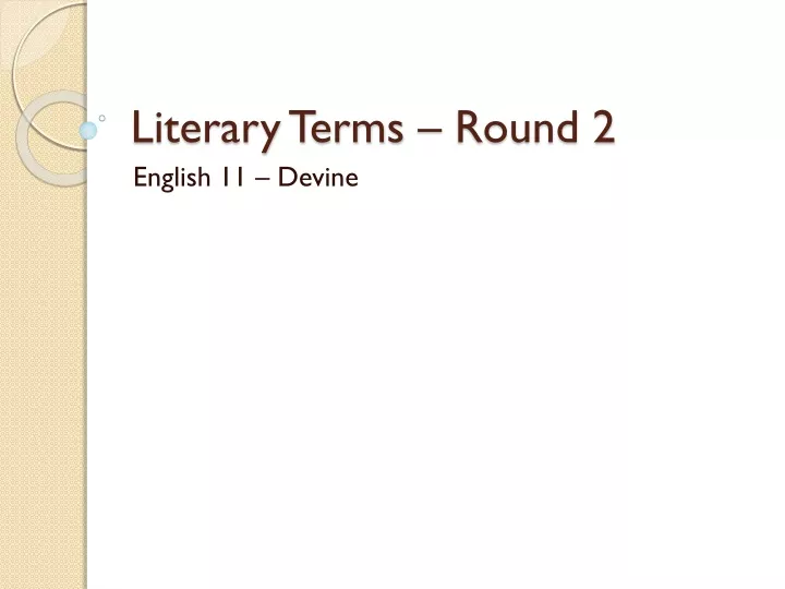 literary terms round 2