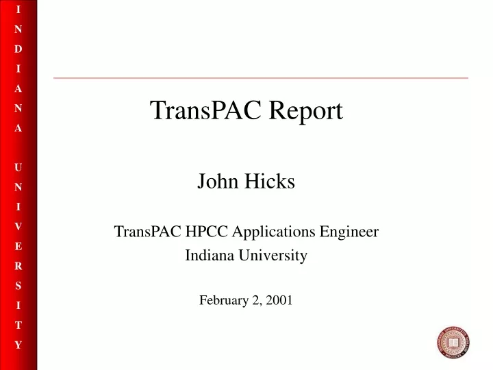 transpac report