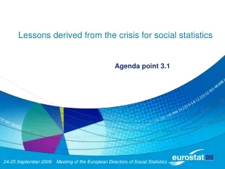 Lessons derived from the crisis for social statistics