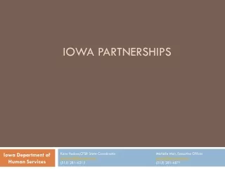 Iowa Partnerships