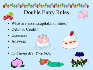 Double Entry Rules