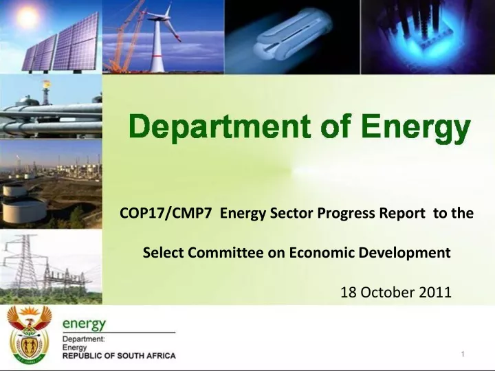 cop17 cmp7 energy sector progress report