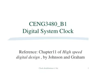 CENG3480_B1  Digital System Clock