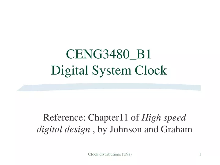 ceng3480 b1 digital system clock