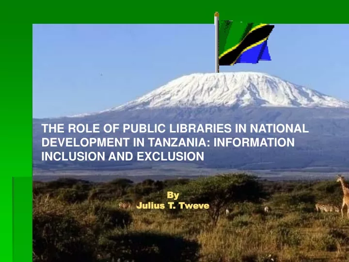 the role of public libraries in national