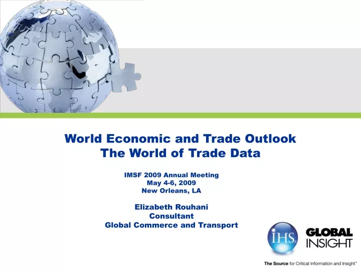 world economic and trade outlook the world of trade data