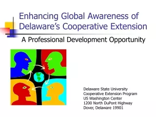 Enhancing Global Awareness of Delaware’s Cooperative Extension