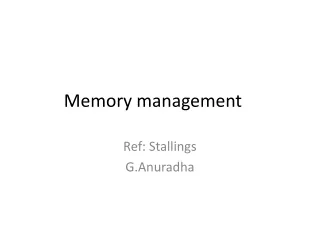 Memory management