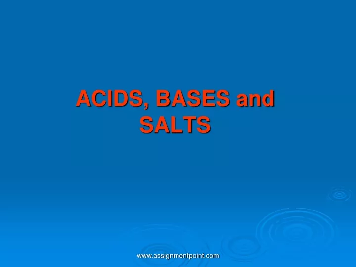 acids bases and salts