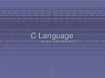 C Language - slide 1