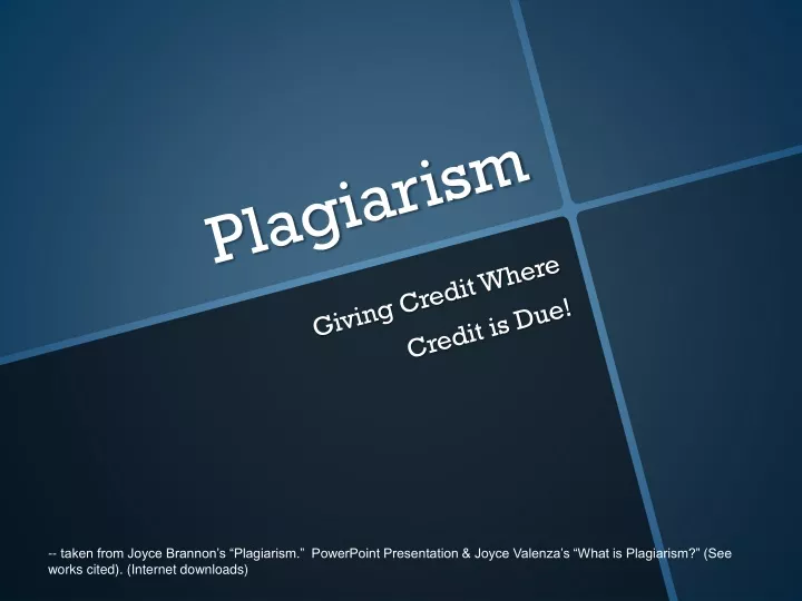 plagiarism