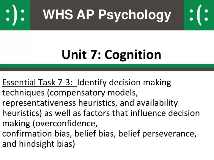 unit 7 cognition
