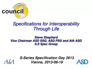 S-Series Specification Day 2013 Vienna, 2013-09-19
