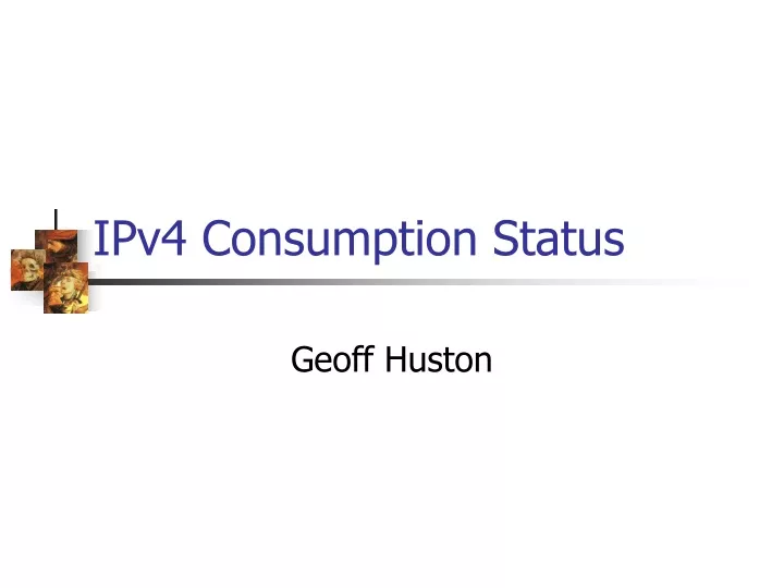 ipv4 consumption status
