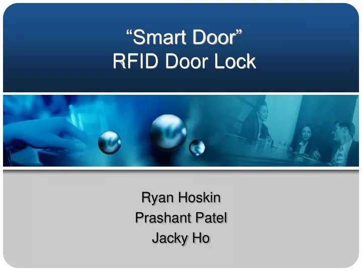 smart door rfid door lock