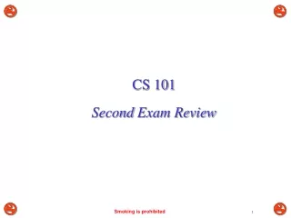 CS 101 Second  Exam Review