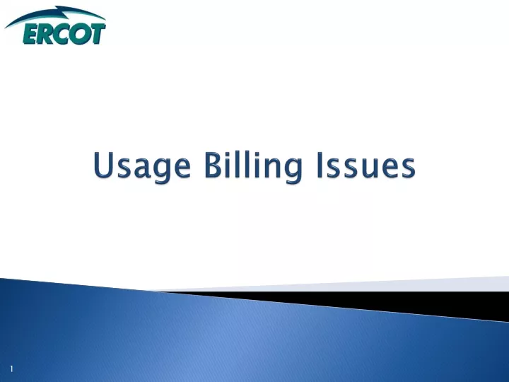 usage billing issues