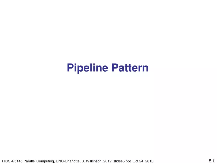 pipeline pattern