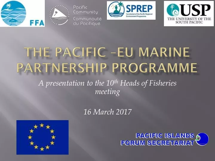 the pacific eu marine partnership programme