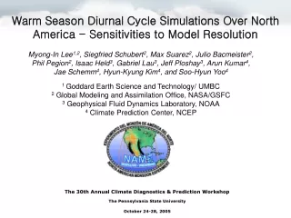 Warm Season Diurnal Cycle Simulations Over North America - Sensitivities to Model Resolution