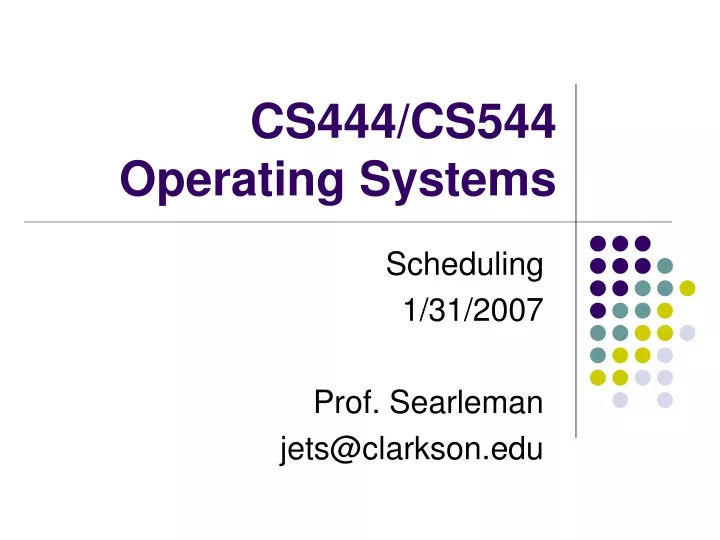 cs444 cs544 operating systems