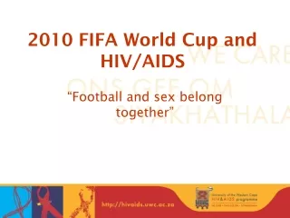 2010 FIFA World Cup and HIV/AIDS