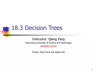 18.3 Decision Trees
