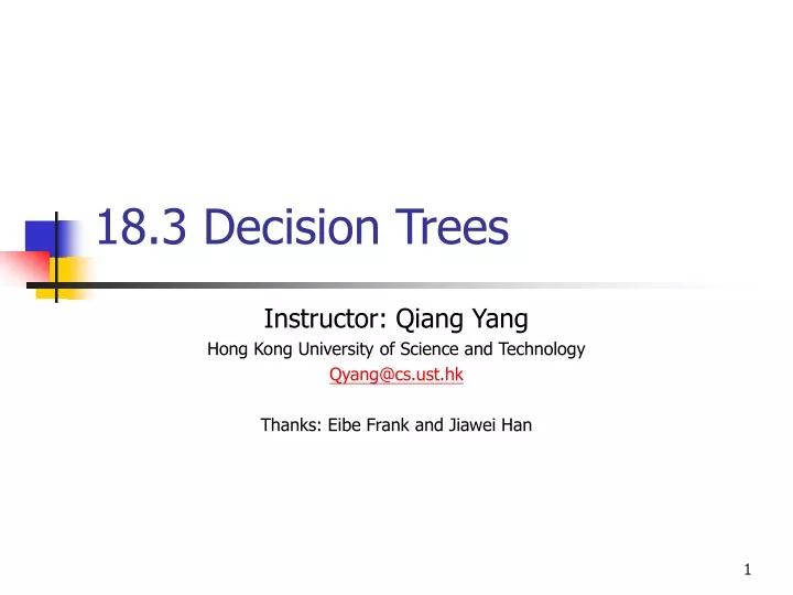 18 3 decision trees