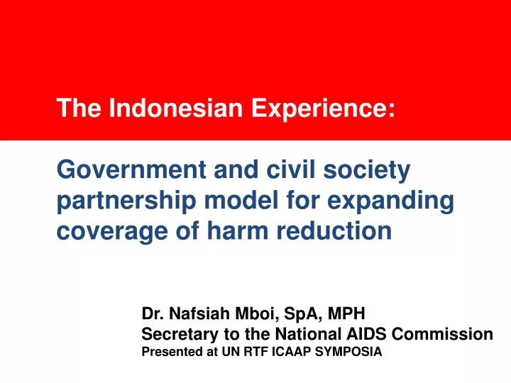 the indonesian experience government and civil