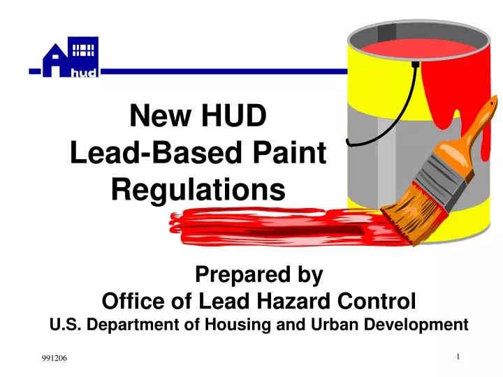 new hud lead based paint regulations