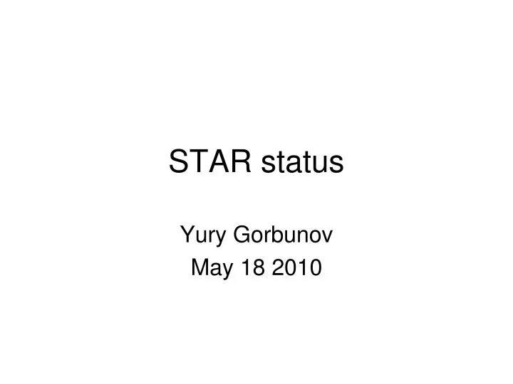 star status