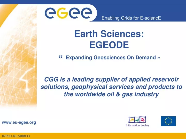 earth sciences egeode expanding geosciences on demand