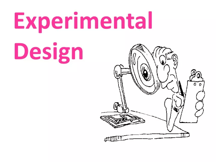 experimental design