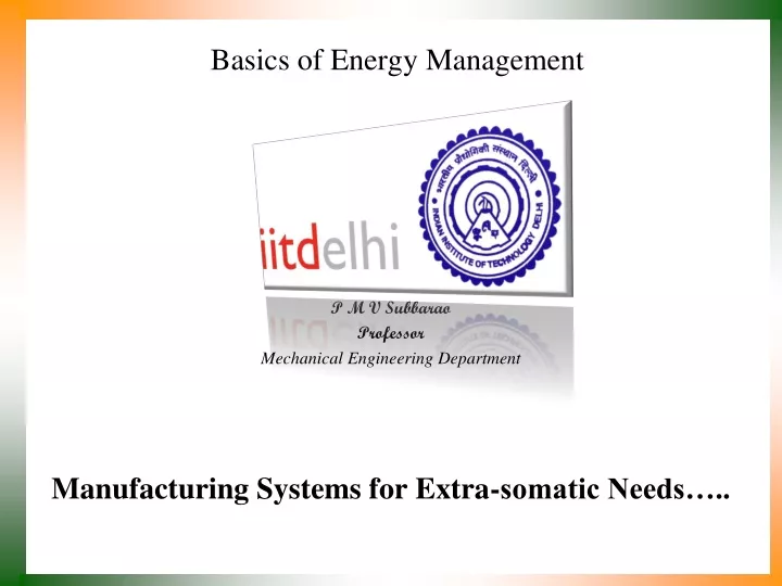 basics of energy management