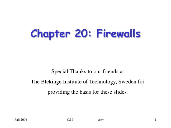 chapter 20 firewalls