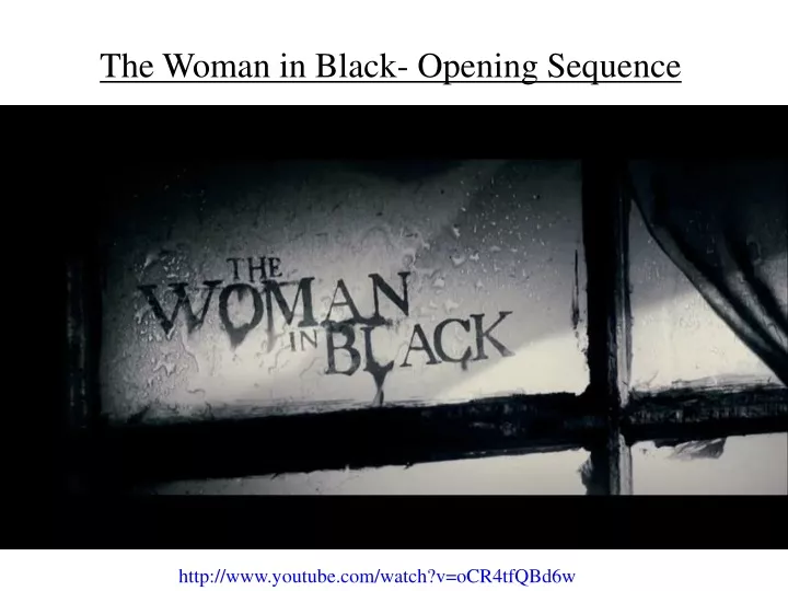 the woman in black opening sequence