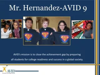 Mr. Hernandez-AVID 9