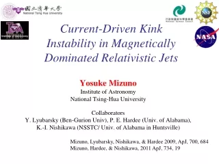 Current-Driven Kink Instability in Magnetically Dominated Relativistic Jets