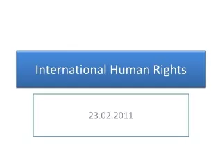 International  Human Rights