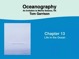 Chapter 13 Life in the Ocean
