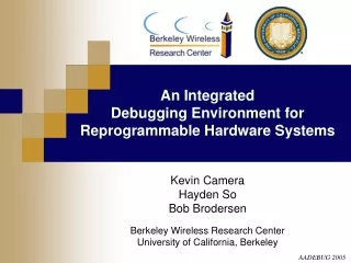 An Integrated Debugging Environment for Reprogrammable Hardware Systems