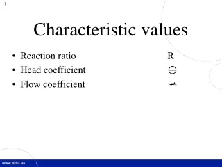 Characteristic values