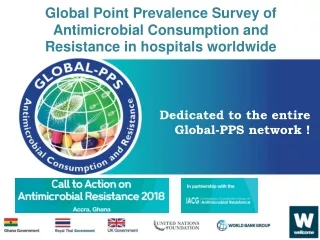 Global Point Prevalence Survey of Antimicrobial Consumption and Resistance in hospitals worldwide