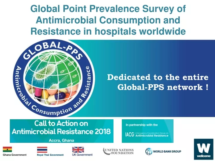 global point prevalence survey of antimicrobial consumption and resistance in hospitals worldwide