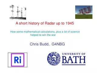 A short history of Radar up to 1945