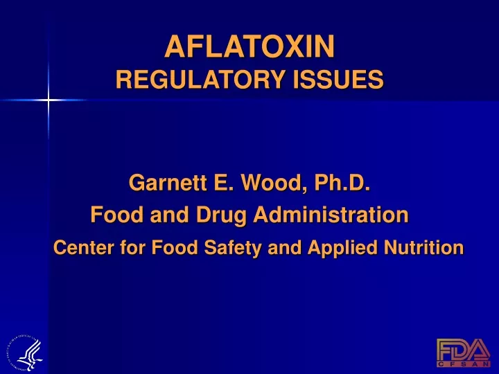 aflatoxin regulatory issues